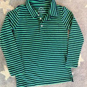 Primary Striped Green and Blue Kids Shirt